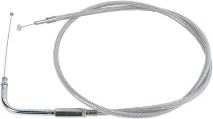Drag Specialties THROTTLE CABLE STAINLESS STEEL 39.5" 90° 5332100B