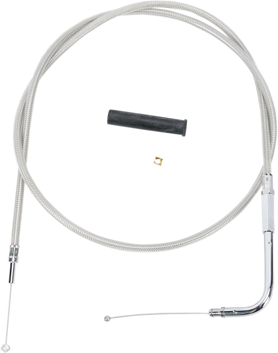 Drag Specialties THROTTLE CABLE STAINLESS STEEL 42" 5332103B