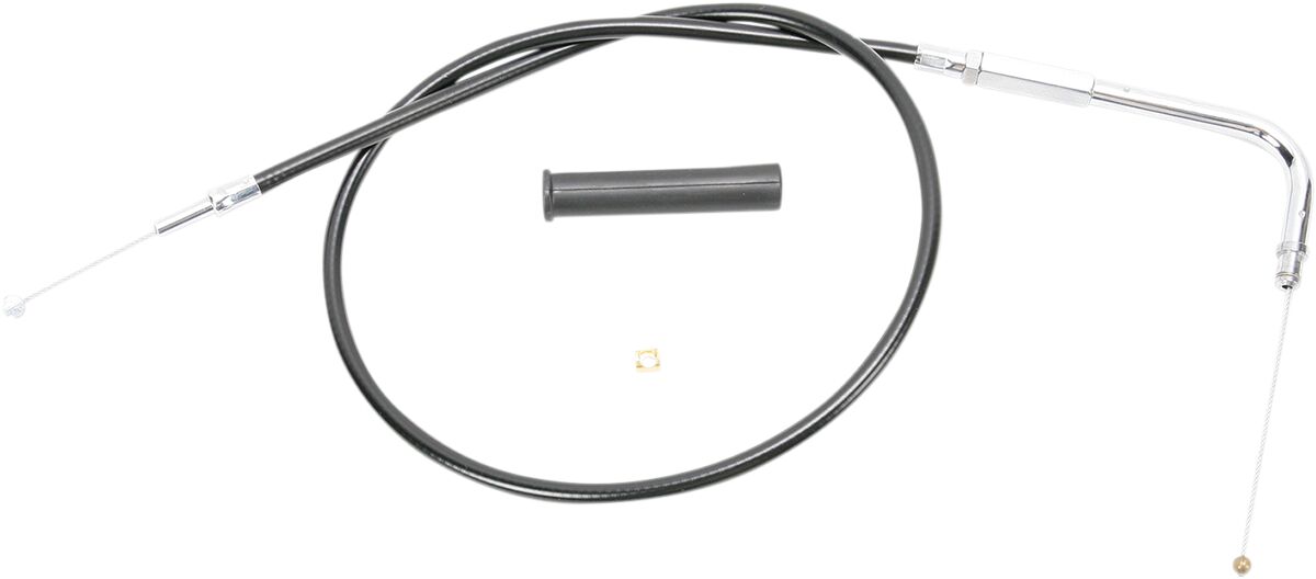 Drag Specialties THROTTLE CABLE BLACK VINYL 28.5" 4332602B
