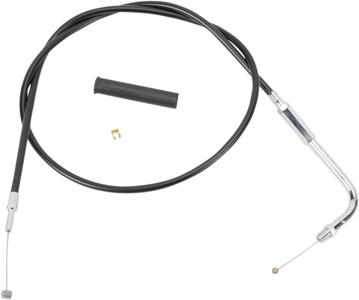 Drag Specialties THROTTLE CABLE BLACK VINYL 35" 4330902B