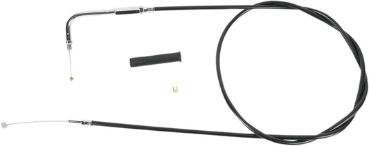 Drag Specialties THROTTLE CABLE BLACK VINYL 50" 4332150B