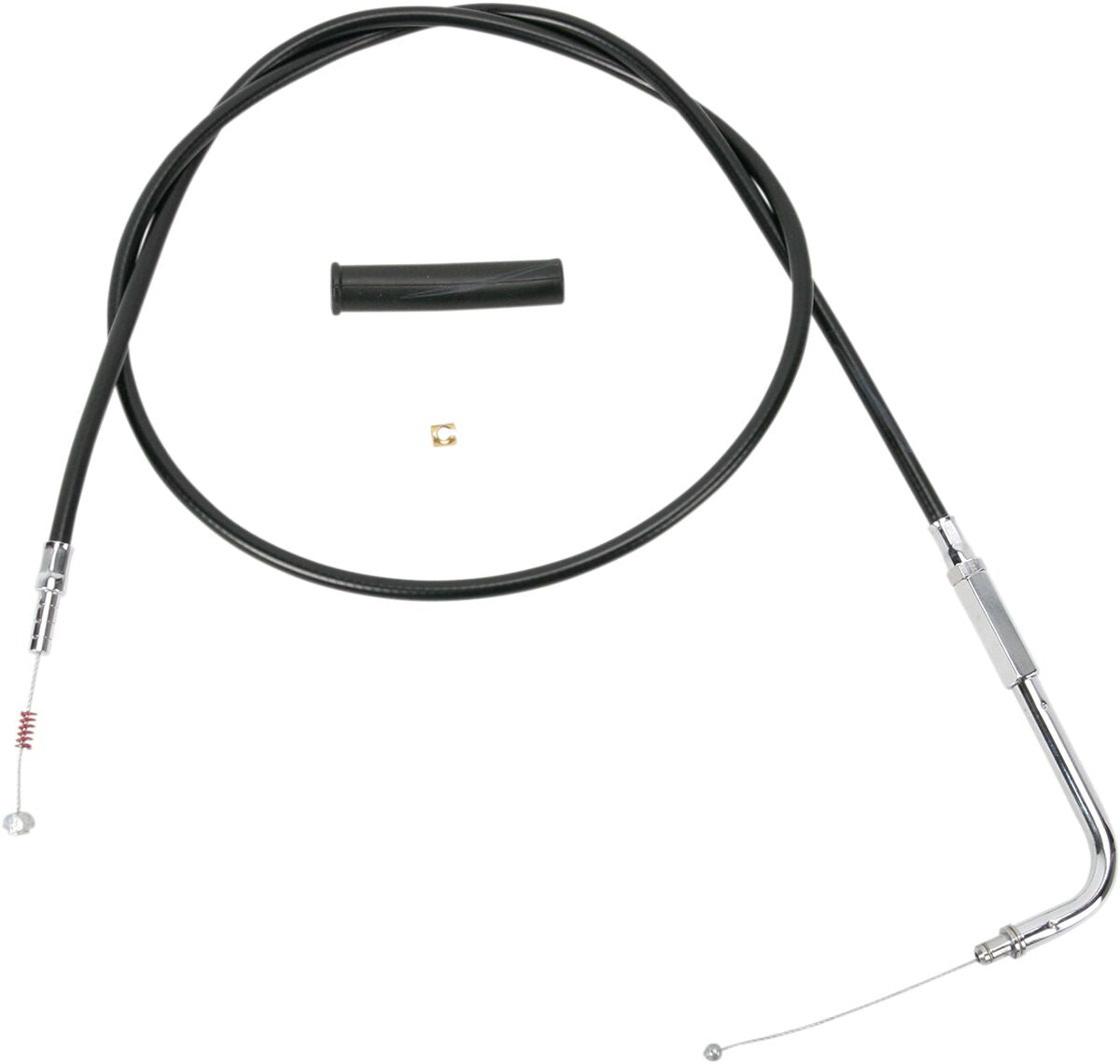 Drag Specialties IDLE CABLE BLACK VINYL 48.5" 4342109B