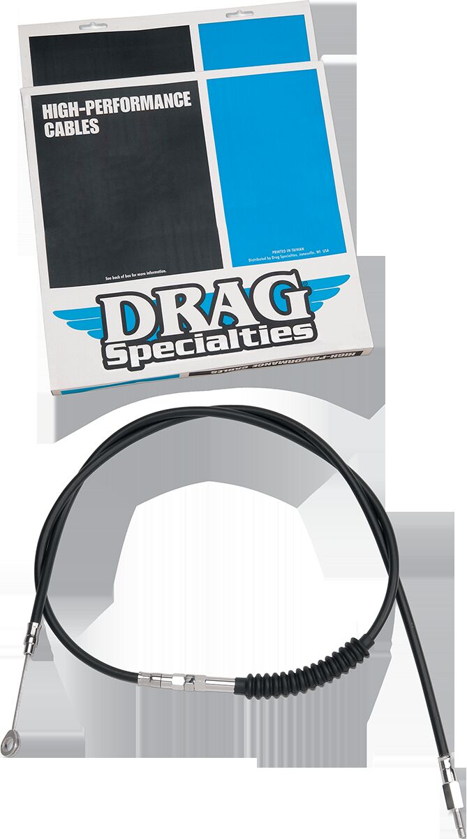 Drag Specialties CLUTCH CABLE HIGH EFFICIENCY BLACK VINYL 61 1/4" 4320500HE