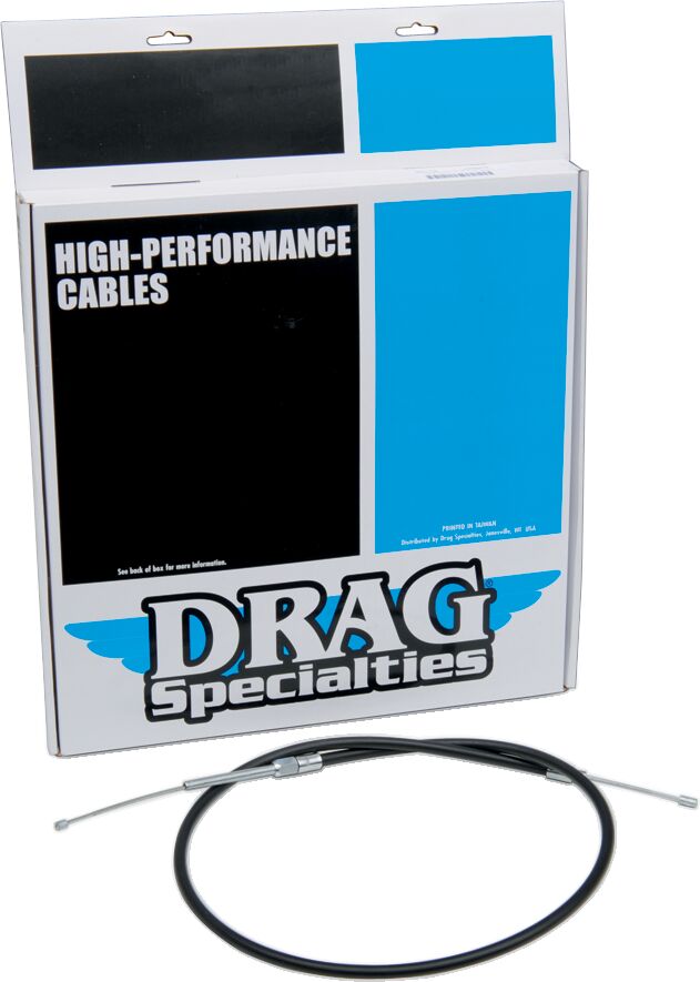 Drag Specialties CLUTCH CABLE HIGH EFFICIENCY BLACK VINYL 47 1/16" 4320600HE