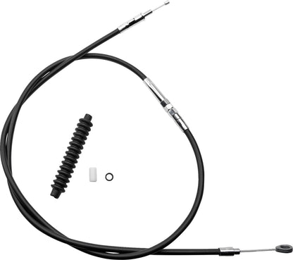 Drag Specialties CLUTCH CABLE HIGH EFFICIENCY BLACK VINYL 64 7/16" 4321600HE