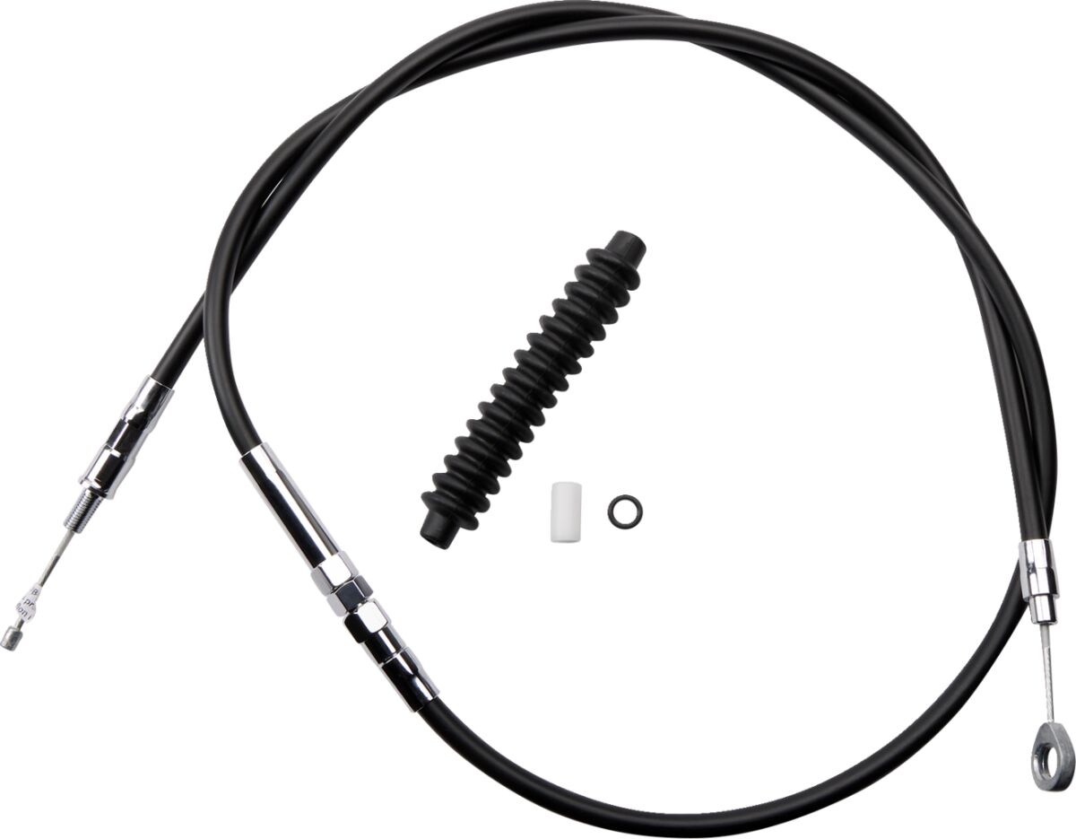 Drag Specialties CLUTCH CABLE HIGH EFFICIENCY BLACK VINYL 57 11/16" 4321700HE