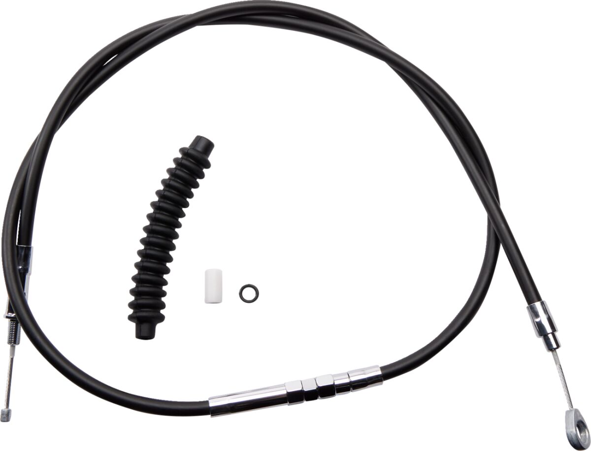 Drag Specialties CLUTCH CABLE HIGH EFFICIENCY BLACK VINYL 57 1/4" 4321900HE