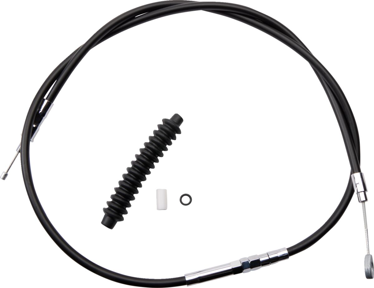 Drag Specialties CLUTCH CABLE HIGH EFFICIENCY BLACK VINYL 59 3/4" 4321902HE