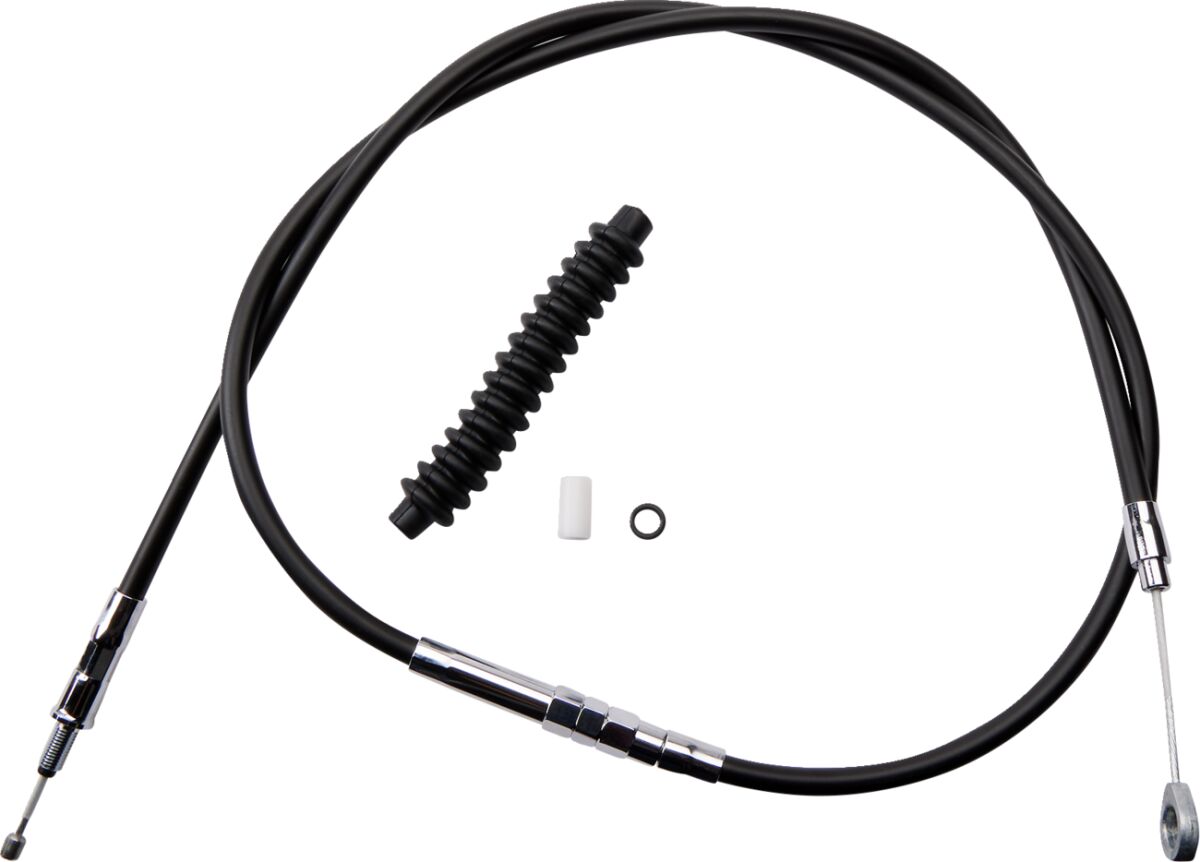 Drag Specialties CLUTCH CABLE HIGH EFFICIENCY BLACK VINYL 58 11/16" 4322300HE