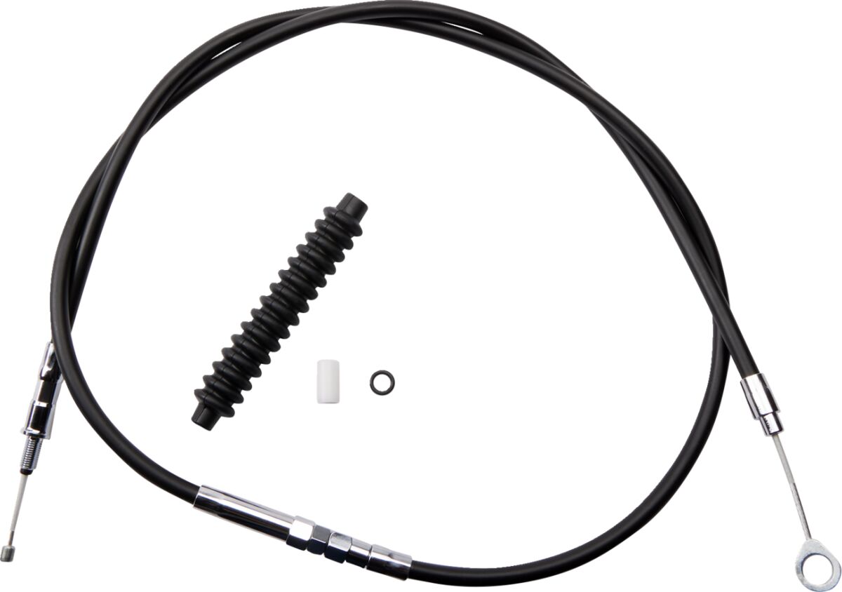 Drag Specialties CLUTCH CABLE HIGH EFFICIENCY BLACK VINYL 60 11/16" 4322301HE