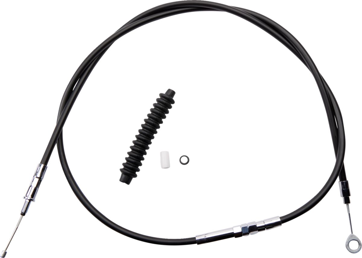 Drag Specialties CLUTCH CABLE HIGH EFFICIENCY BLACK VINYL 70 11/16" 4322306HE