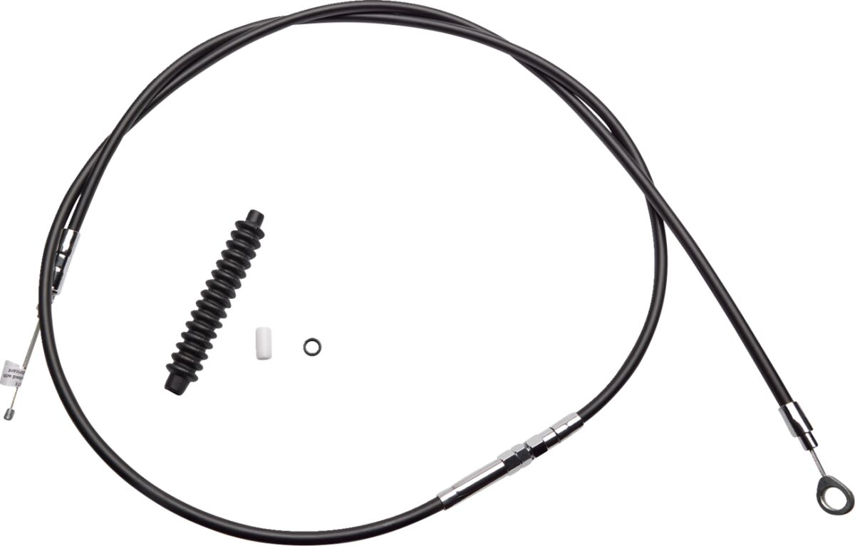 Drag Specialties CLUTCH CABLE HIGH EFFICIENCY BLACK VINYL 78 11/16" 4322310HE
