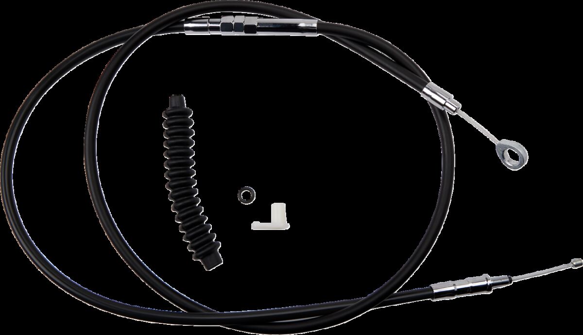 Drag Specialties CLUTCH CABLE HIGH EFFICIENCY BLACK VINYL 564 11/16" 4322402HE