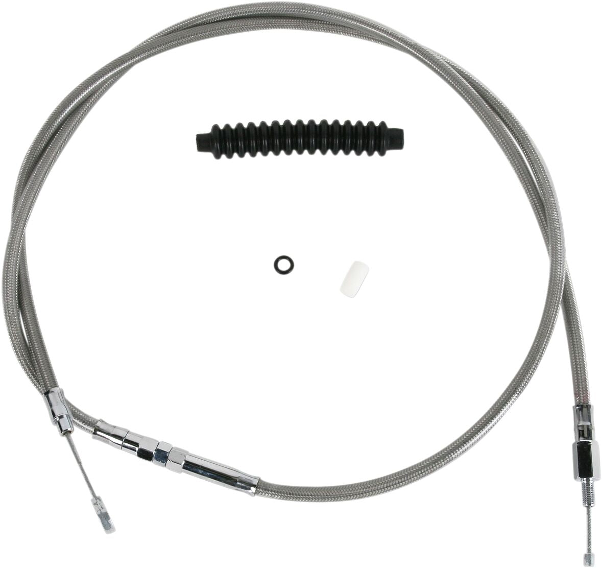 Drag Specialties CLUTCH CABLE HIGH EFFICIENCY STAINLESS STEEL 72 11/16" 5321004HE