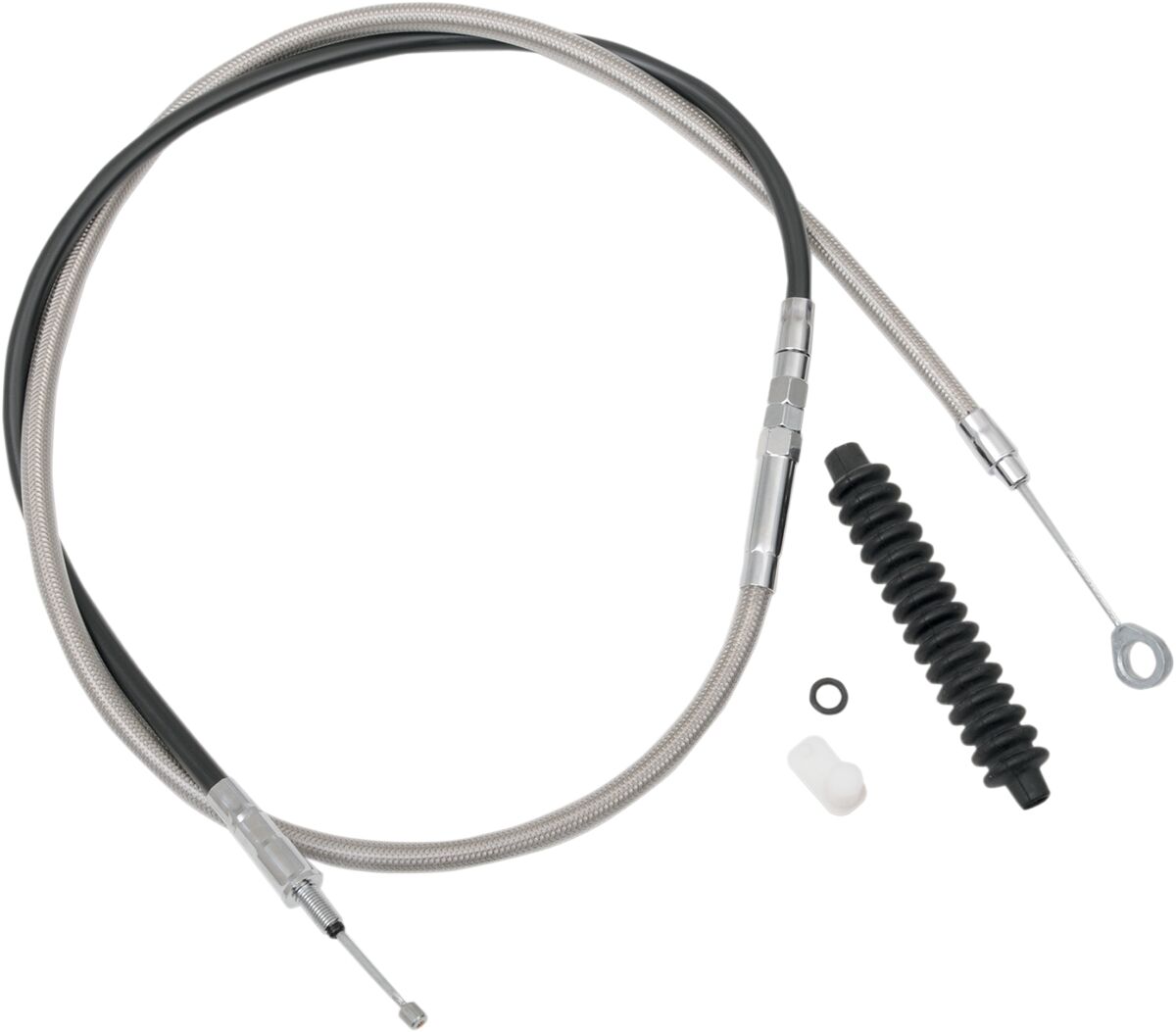 Drag Specialties CLUTCH CABLE HIGH EFFICIENCY STAINLESS STEEL 72 11/16" 5321210HE