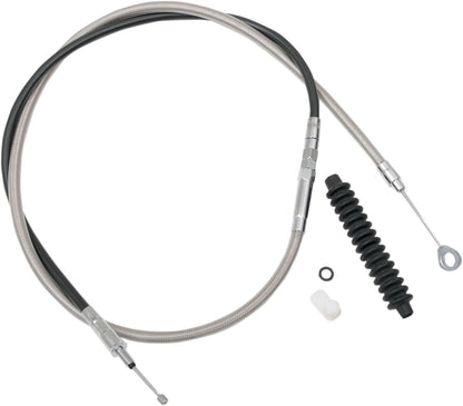 Drag Specialties CLUTCH CABLE HIGH EFFICIENCY STAINLESS STEEL 64 7/8" 5321600HE