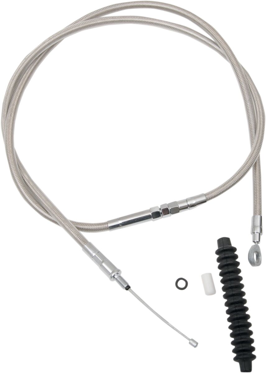 Drag Specialties CLUTCH CABLE HIGH EFFICIENCY STAINLESS STEEL 62 11/16" 5322302HE