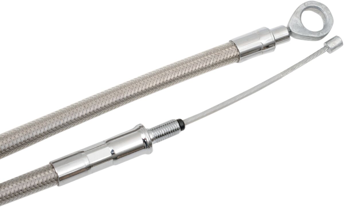 Drag Specialties CLUTCH CABLE HIGH EFFICIENCY STAINLESS STEEL 64 11/16" 5322303HE