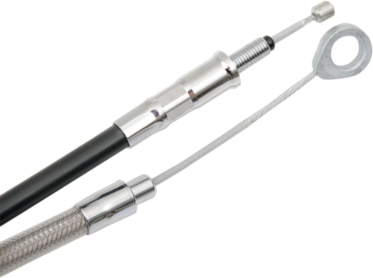 Drag Specialties CLUTCH CABLE HIGH EFFICIENCY STAINLESS STEEL 62 15/16" 5322400HE
