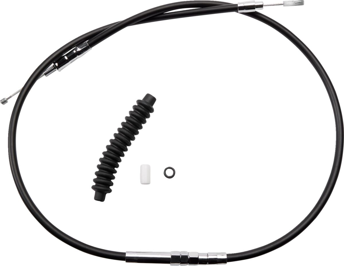 Drag Specialties CLUTCH CABLE HIGH EFFICIENCY BLACK VINYL 52" 4321952HE