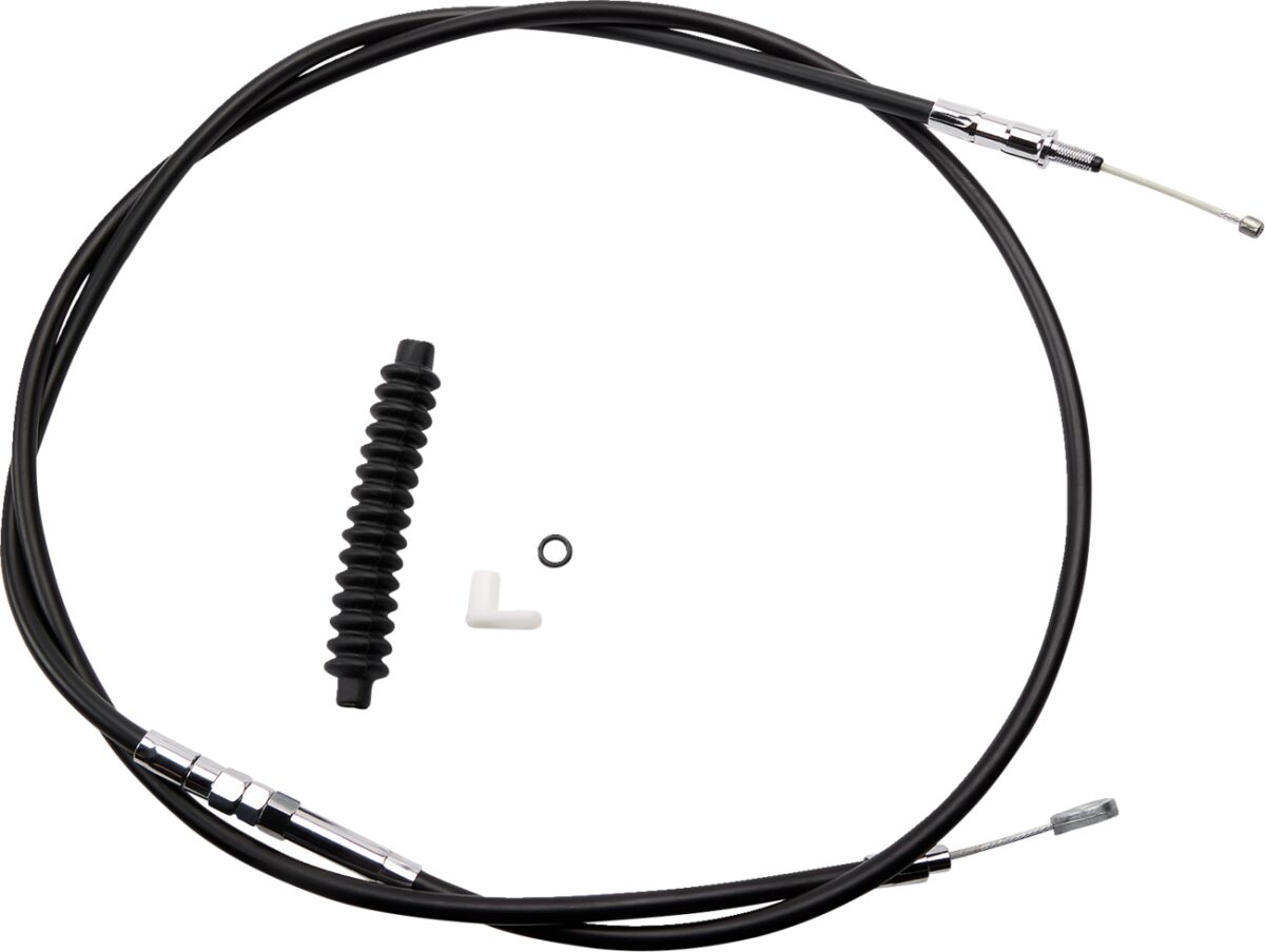 Drag Specialties CLUTCH CABLE HIGH EFFICIENCY BLACK VINYL 80" 4322480HE