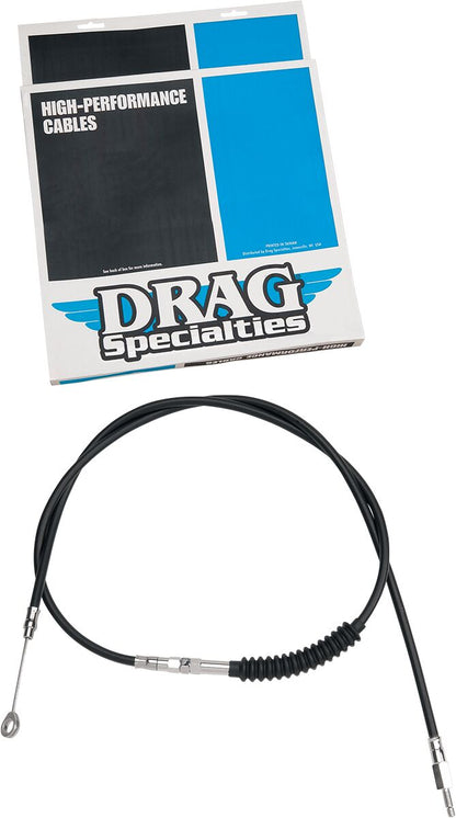 Drag Specialties CABLE CLUTCH ALTERNATIVE LENGTH BLACK VINYL HIGH EFFICIENCY 4322508HE