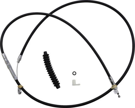 Drag Specialties CABLE CLUTCH ALTERNATIVE LENGTH BLACK VINYL HIGH EFFICIENCY 4322512HE