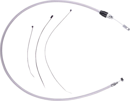 Drag Specialties Quick Connect Clutch Cable - Upper - Stainless Steel 53238-4HE