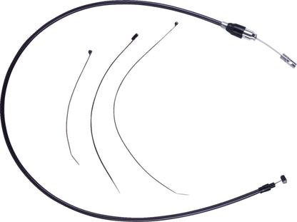 Drag Specialties Quick Connect Clutch Cable - Upper - Black/Black 63238-4HE
