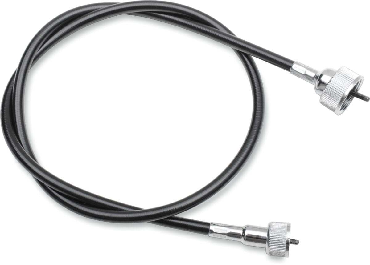 Drag Specialties SPEEDO CABLE BLACK VINYL 35" 4390300B