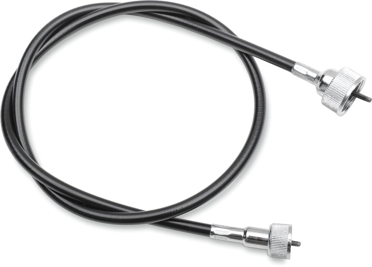 Drag Specialties SPEEDO CABLE BLACK VINYL 35" 4390300B