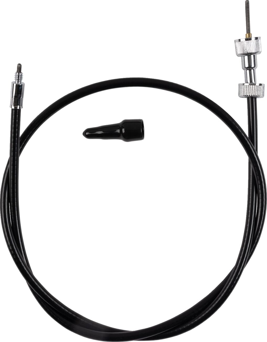 Drag Specialties SPEEDO CABLE BLACK VINYL 43" 4391500B