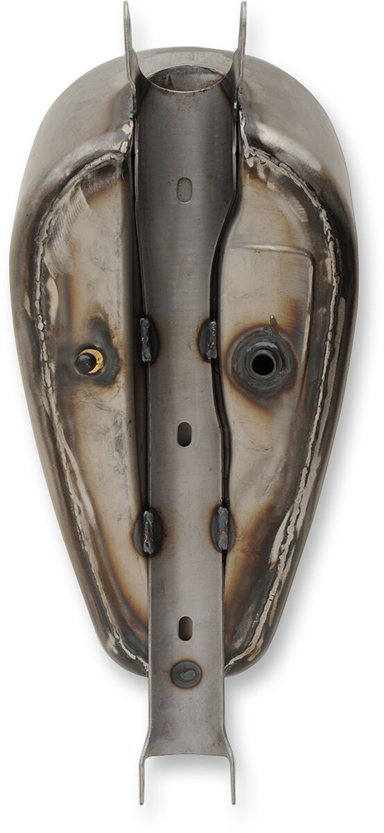 Drag Specialties TANK GAS CUSTOM 3 GALLON DIAMOND PATTERN RAW 63584D