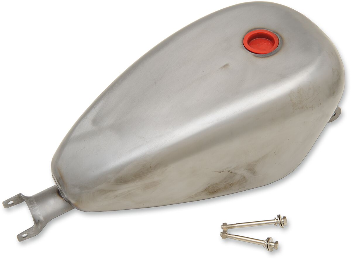Drag Specialties TANK GAS CUSTOM 3 GALLON PEANUT-STYLE RAW 63584