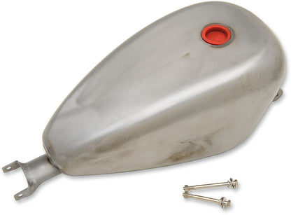 Drag Specialties TANK GAS CUSTOM 3 GALLON PEANUT-STYLE RAW 63584