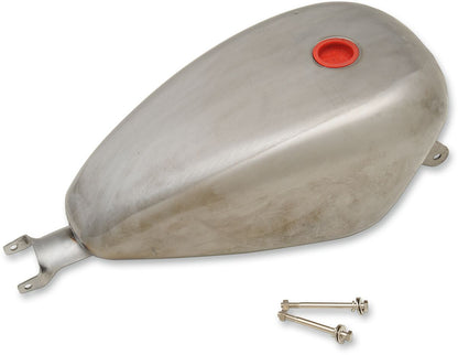 Drag Specialties TANK GAS CUSTOM 3 GALLON PEANUT-STYLE RAW 63585