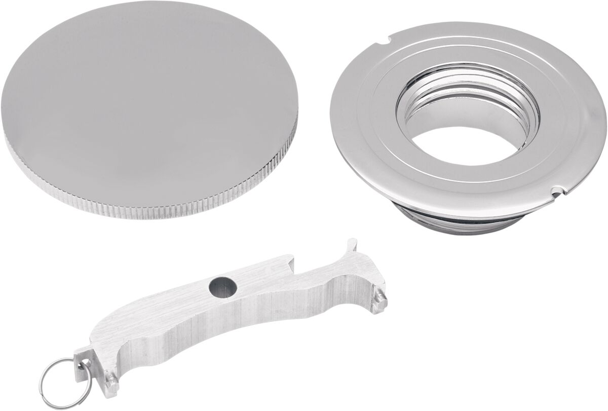 Drag Specialties GAS CAP WITH PAINT PROTECTOR NON-VENTED 012030