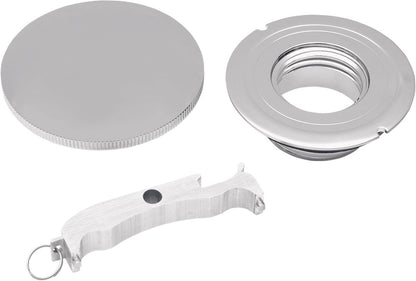 Drag Specialties GAS CAP WITH PAINT PROTECTOR NON-VENTED 012030