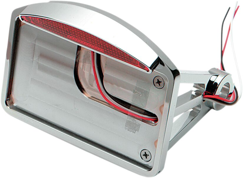 Drag Specialties SIDE MOUNT LED TAILLIGHT/LICENSE PLATE HORIZONTAL 28-6042LEDBX1
