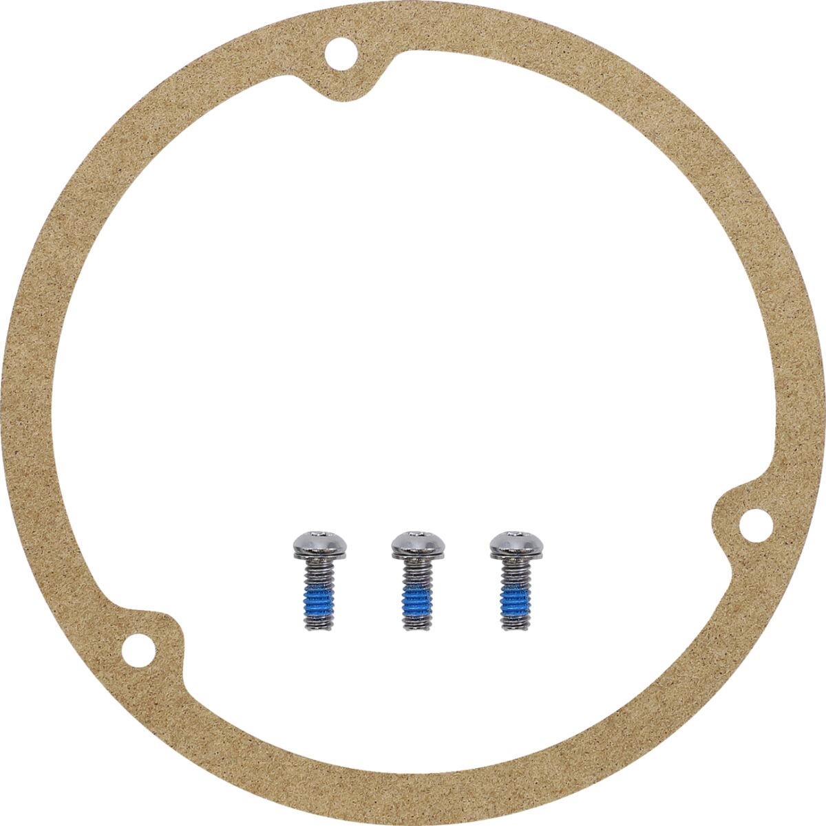 Drag Specialties LIVE TO RIDE DERBY COVER GOLD 3-HOLE 33-0010DA
