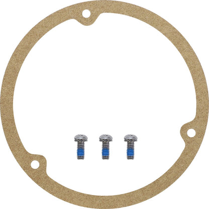 Drag Specialties LIVE TO RIDE DERBY COVER GOLD 3-HOLE 33-0010DA