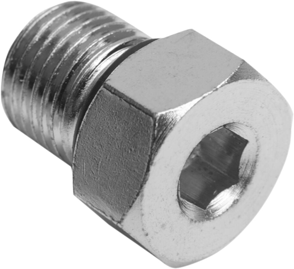 Drag Specialties MAGNETIC DRAIN PLUG W/ O-RING 1/2"-20 D11-0301-P