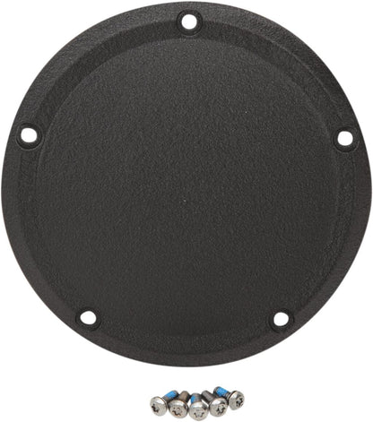 Drag Specialties COVER DERBY 5-HOLE WRINKLE BLACK D33-0110WB