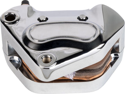 Drag Specialties BRAKE CALIPER FRONT/LEFT 4-PISTON CHROME 42815
