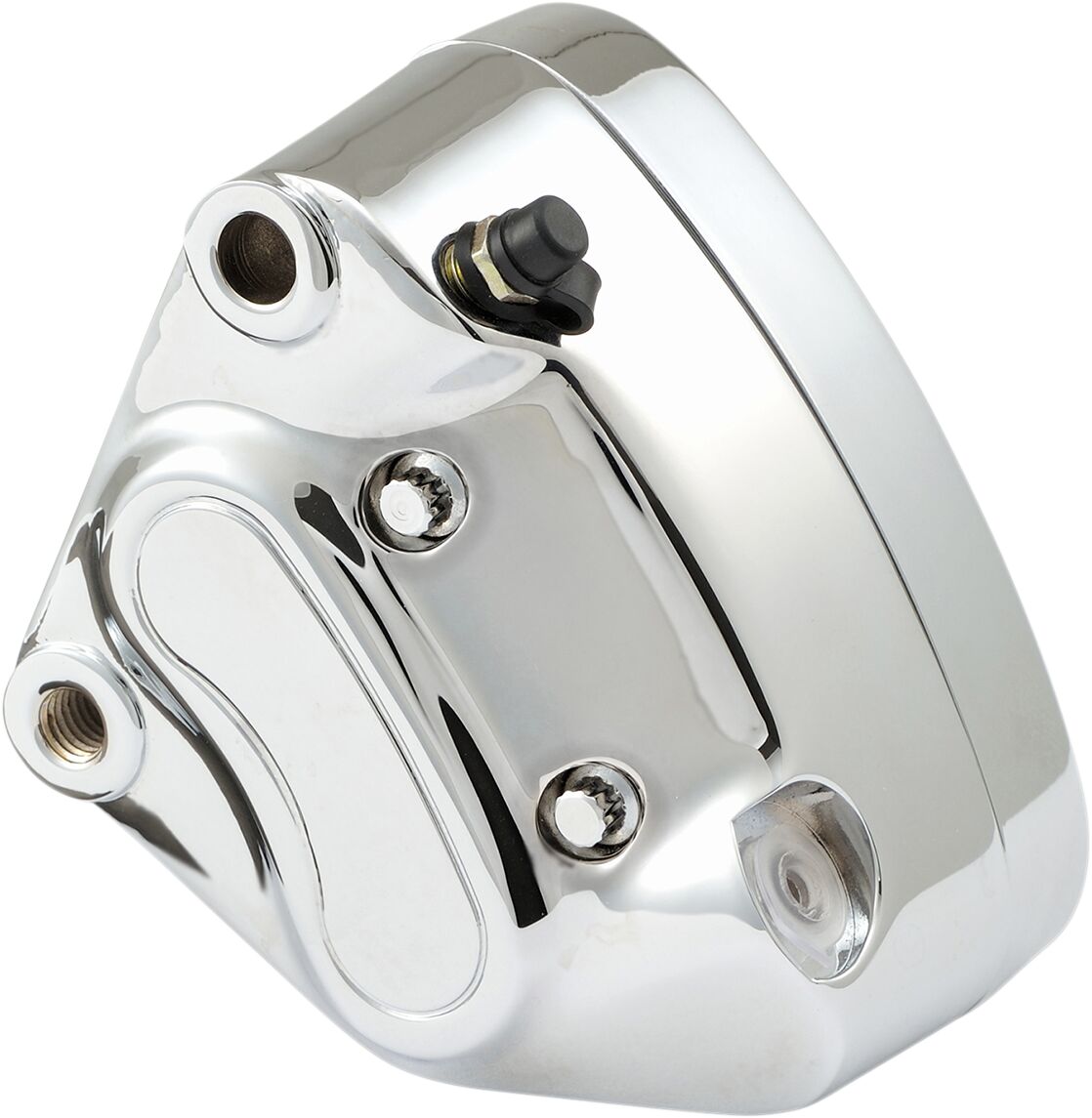 Drag Specialties BRAKE CALIPER FRONT/LEFT 4-PISTON CHROME 42815