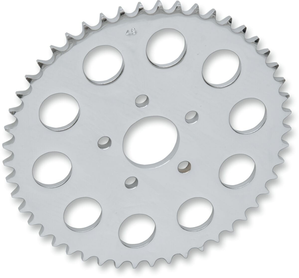 Drag Specialties REAR CHAIN SPROCKET 530 FLAT 51T STEEL/CHROME 16423P
