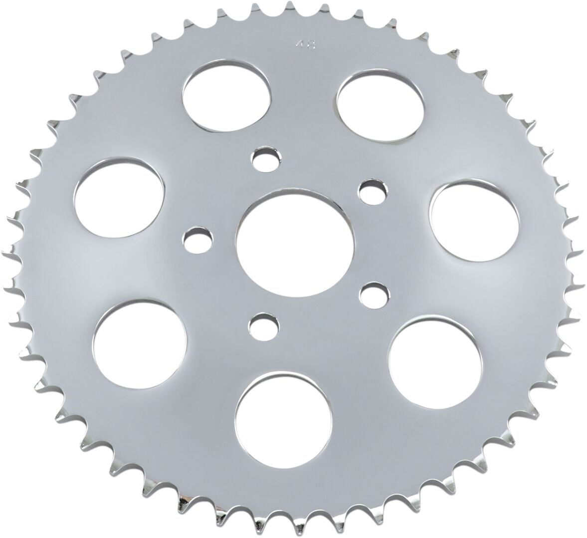 Drag Specialties REAR CHAIN SPROCKET DISHED 48T STEEL/CHROME 19093P
