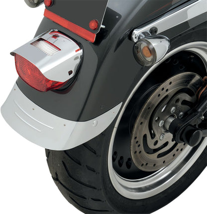 Drag Specialties REAR FENDER CHROME SKIRT EMBOSSED RIBS HD TOURING 77131A