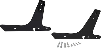 Drag Specialties ROUND SISSY BAR SIDE PLATE BLACK 50264820