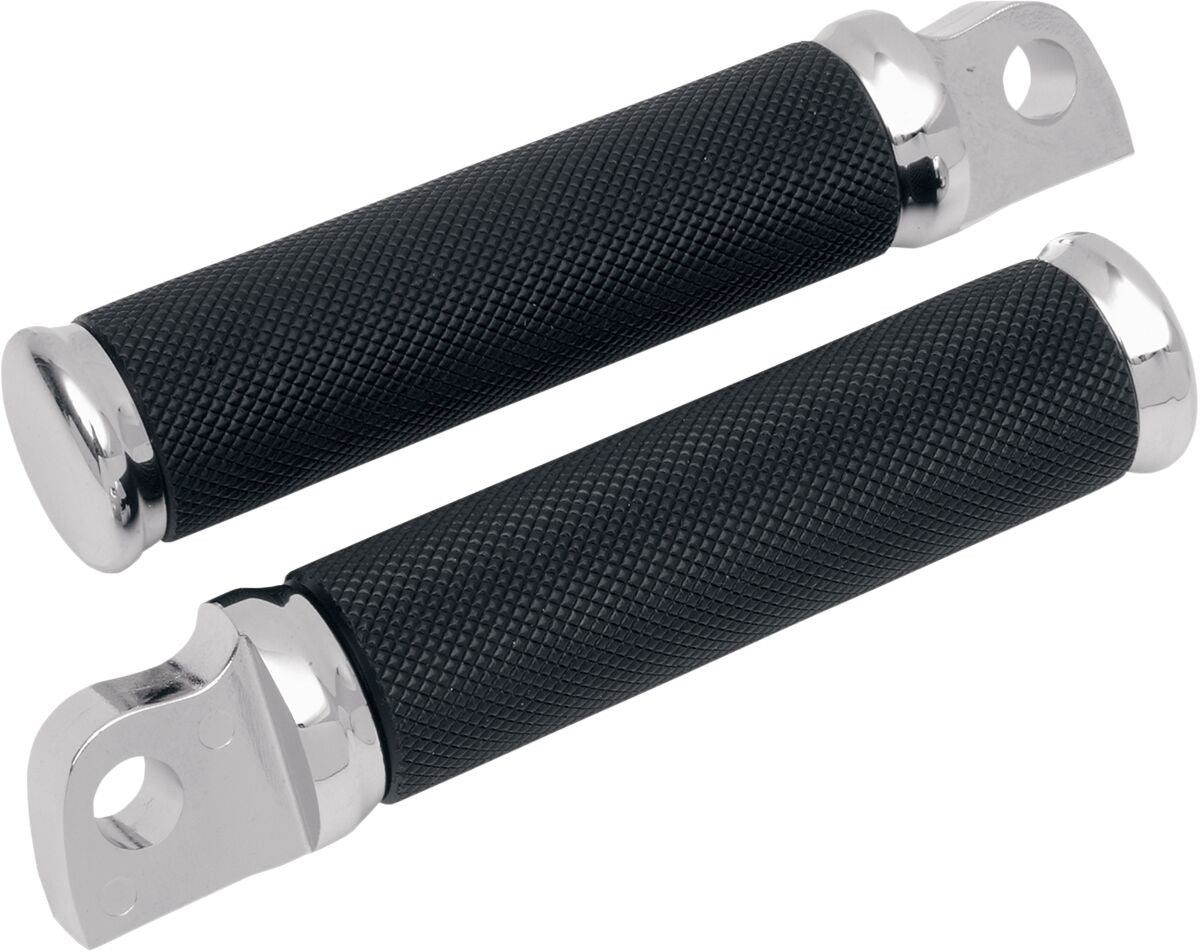 Drag Specialties FOOTPEG HOTOP CHROME/RUBBER MALE-MOUNT 16200377-SC-3